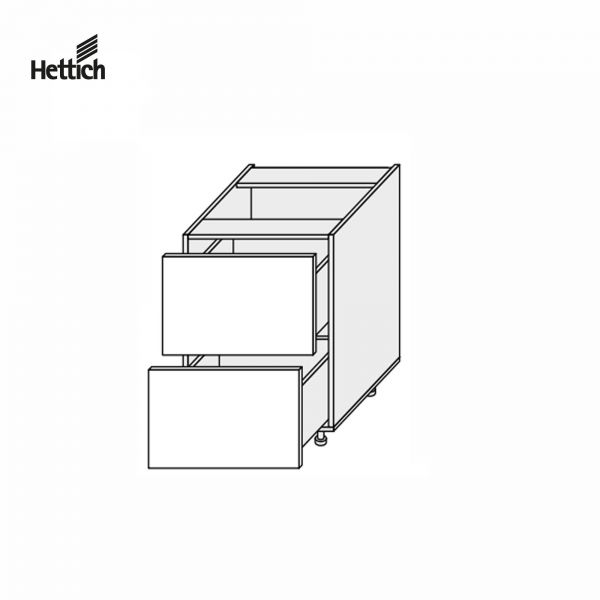 Lower section 60L2DR/820 Pro Hettich of kitchen set Valencia