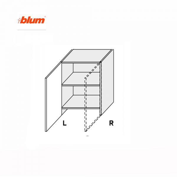 Upper section 60UHT/680 Hood Telescope Pro Blum 1dr of kitchen set Valencia Right