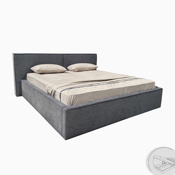 Soft Bed 1,6x2,0 with lift, with frame Duo (warehouse position)
