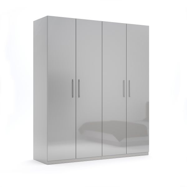 4-door wardrobe without mirrors of bedroom set Megy