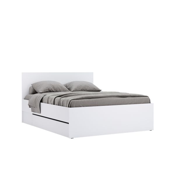 Bed 1,6x2,0 with drawers without frame of bedroom set Tibo