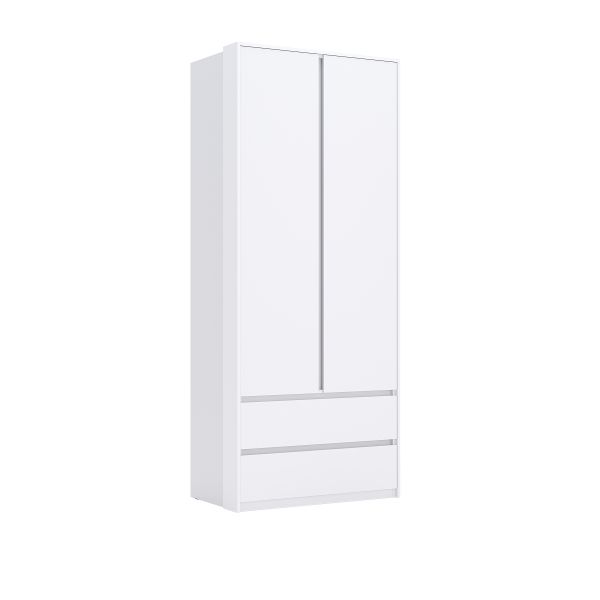 2-door 2-drawers wardrobe without mirors of bedroom set Tibo