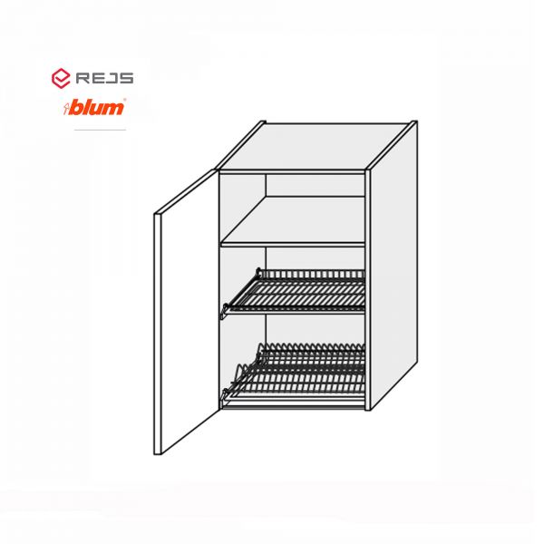 Upper section 60UD/900 Drying Pro Blum+Rejs 1dr of kitchen set Valencia