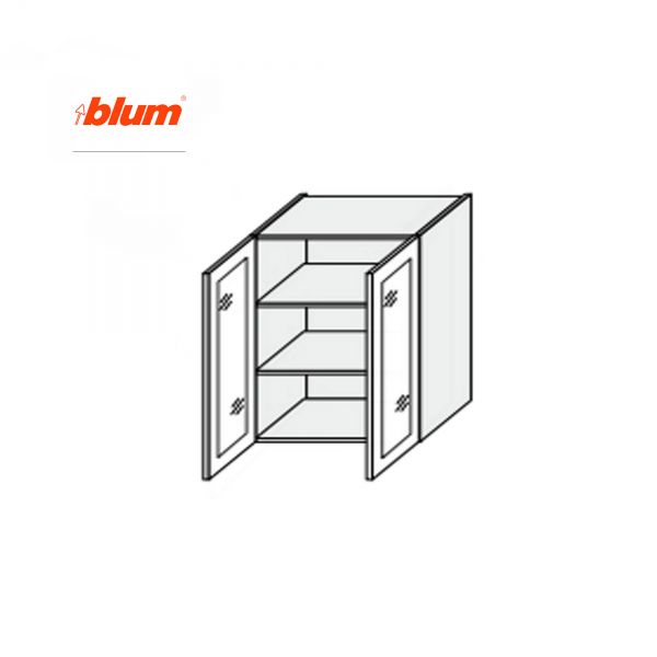 Upper section 80U/900 Showcase Pro Blum 2dr of kitchen set Mary