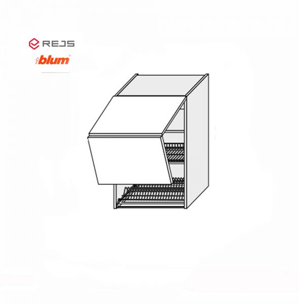 Upper section 60UD/720 Drying Pro Blum+Rejs 1dr of kitchen set Millenium Right