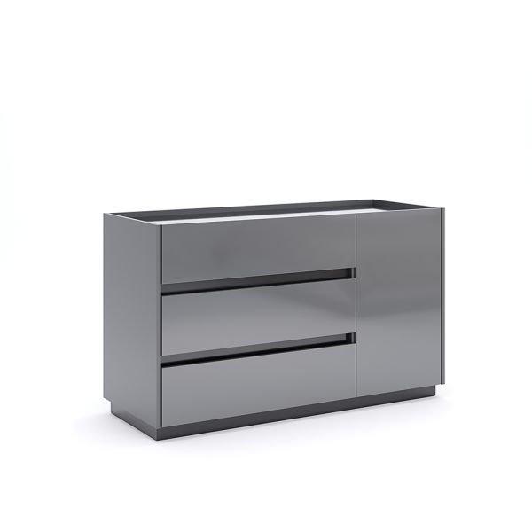 1-door 3-drawer chest of bedroom set Teo