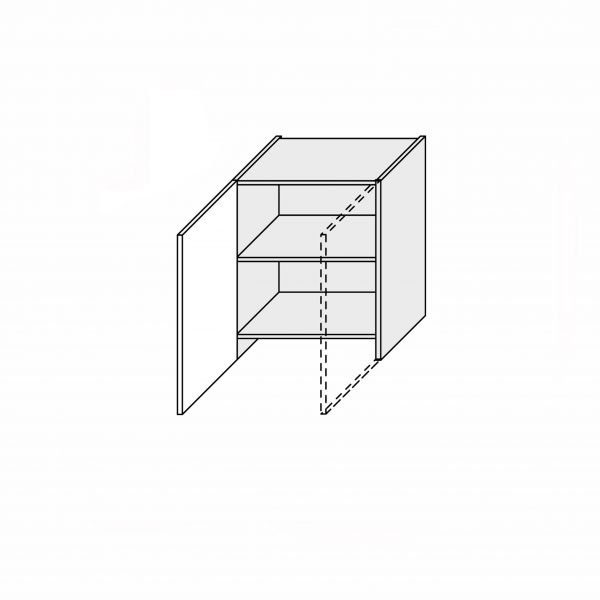 Upper section 60UHT/860 Hood Telescope 1dr of kitchen set Millenium Left WG