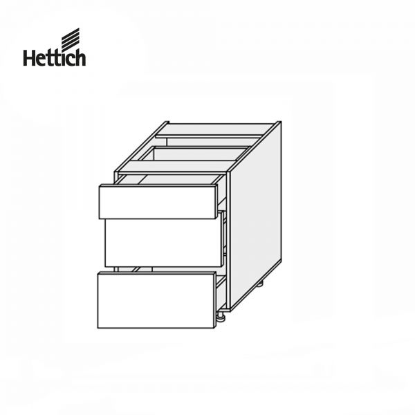 Lower section 50L3DR/820 Pro Blum+Hettich of kitchen set Millenium WG