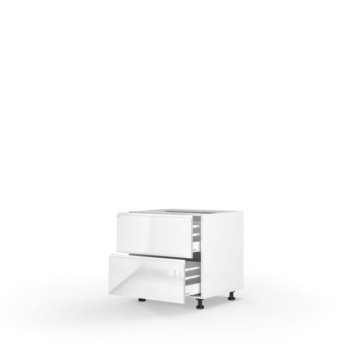 Кухонна секція Міленіум WG нижня 90Н2ШХ/820 Pro Hettich(Білий/Глянець Білий (Серія М))