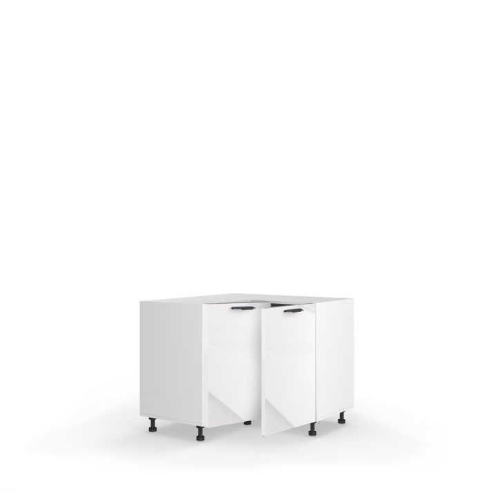 Кухонна секція Мері нижня КутН 90° 1050х1050/820 2дв Pro Blum (Білий/Глянець Білий 9003)