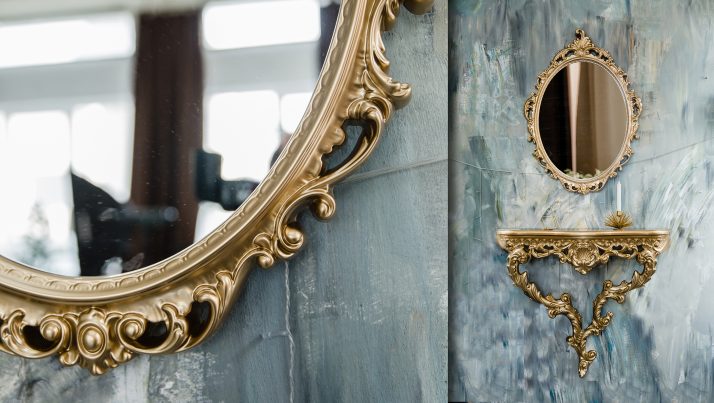 Mirror Rosana (white,gold,silver)