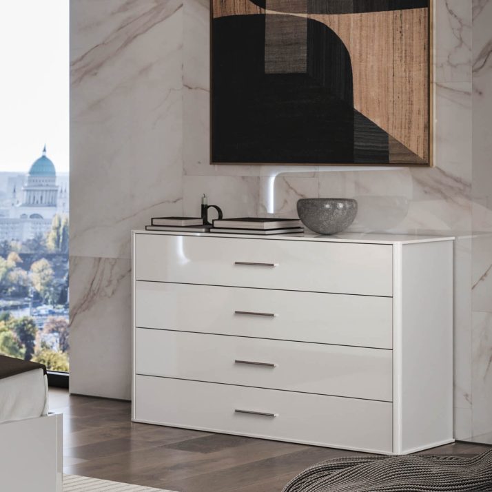 4-drawer chest of bedroom set Bellagio