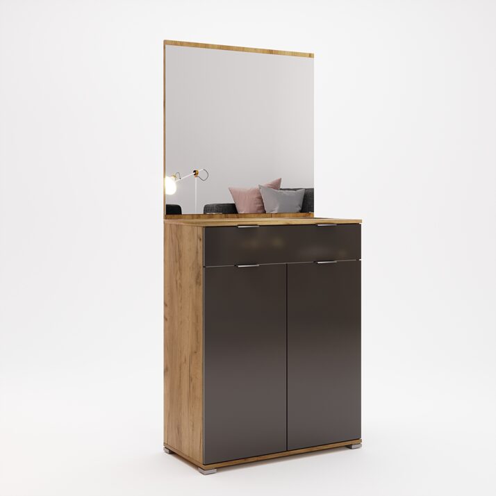 2-door 1-drawer chest of hallway set Luna