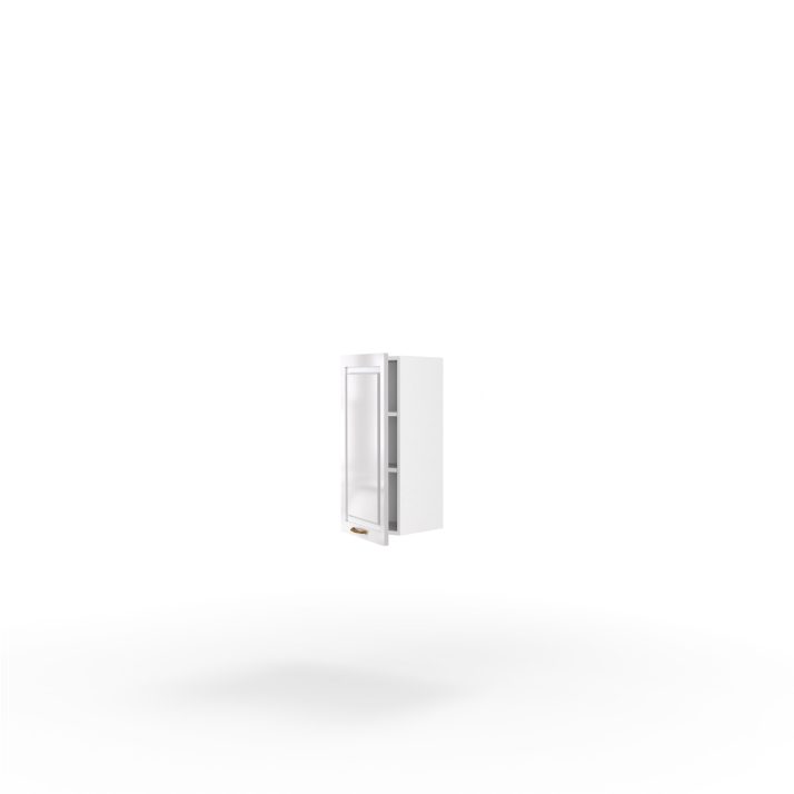 Кухонна секція Валенсія верхня 20В/720 1дв (Білий/Напівмат Білий 9003)