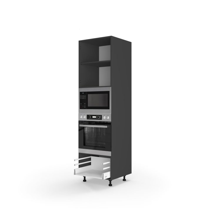 Carcass cupboard section 60COM1DR/2140 Oven+Microwave Pro Blum+Hettich of kitchen set