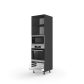 Carcass cupboard section 60COM1DR/2140 Oven+Microwave Pro Blum+Hettich of kitchen set