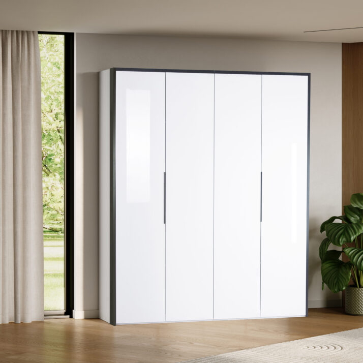 4-door wardrobe Lucca