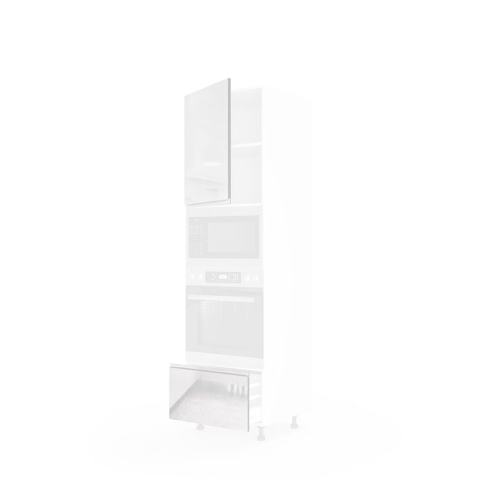 Kitchen facade Millenium WG 60COM1DR/2140 Oven+Microwave Pro Blum+Hettich Left