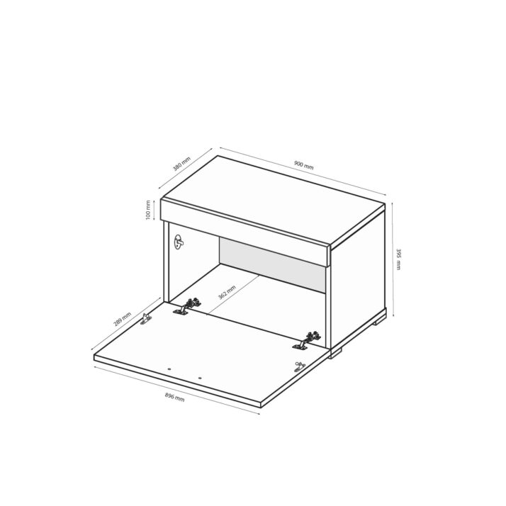 1-door stand of hallway set Amanda