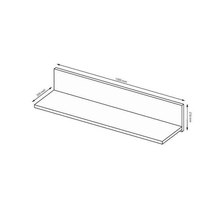 Wall shelf of of children’s set Asti Junior