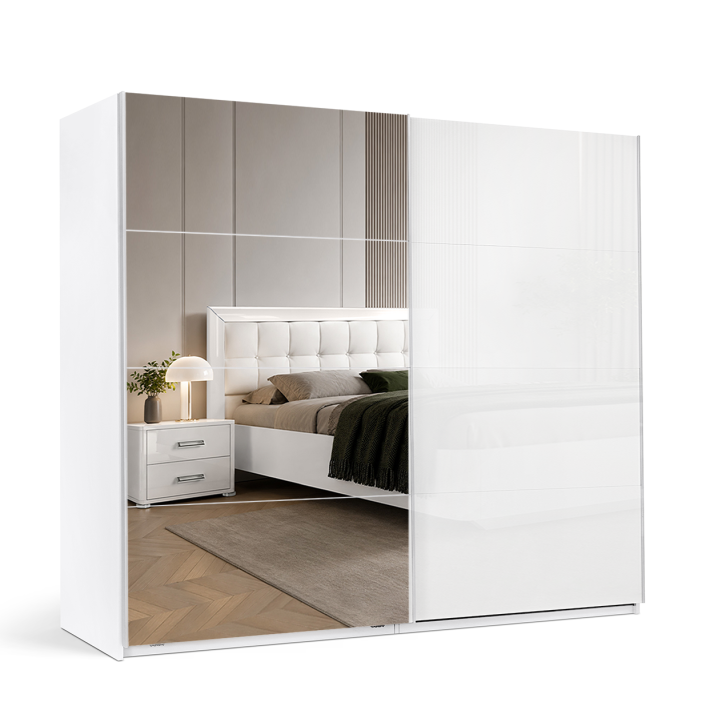 Slide-door wardrobe 2,5х2,1m of bedroom set Bella