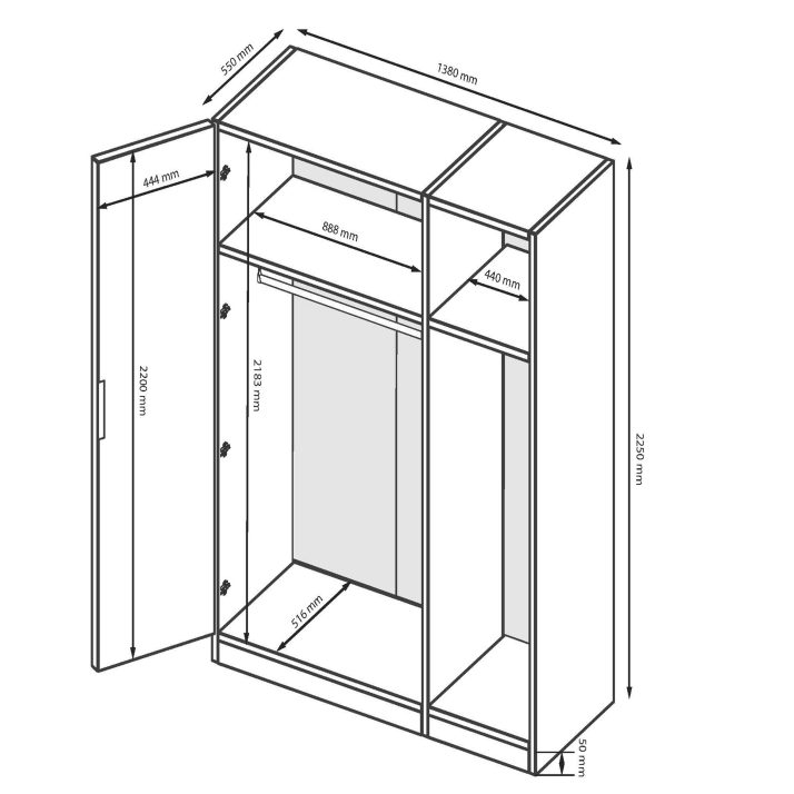 Шафа Белла 3дв.