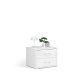 2-drawer nightstand of bedroom set Bella