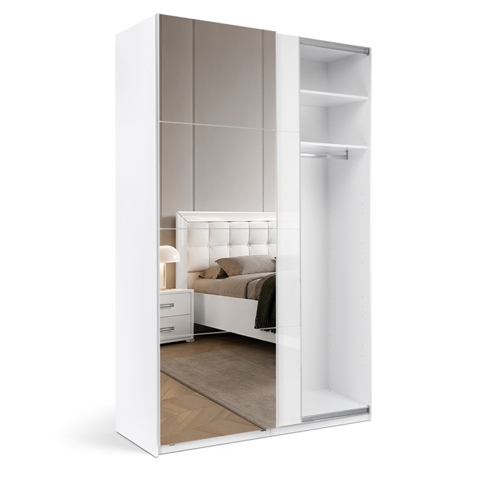 Slide-door wardrobe 1,5х2,4m of bedroom set Bella