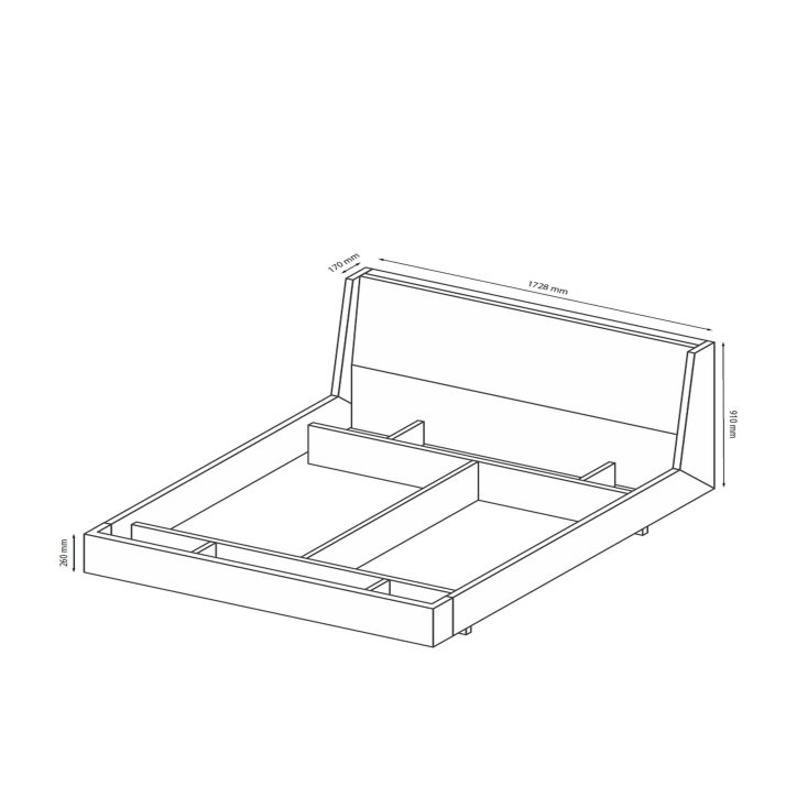 М’яке ліжко Бруно 1.6 (Складське.Royal Velvet 2)