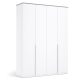 4-door wardrobe without mirrors with cornice of bedroom set Barton