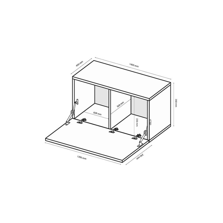 Секція Box Сolor – 43 TV 1,40