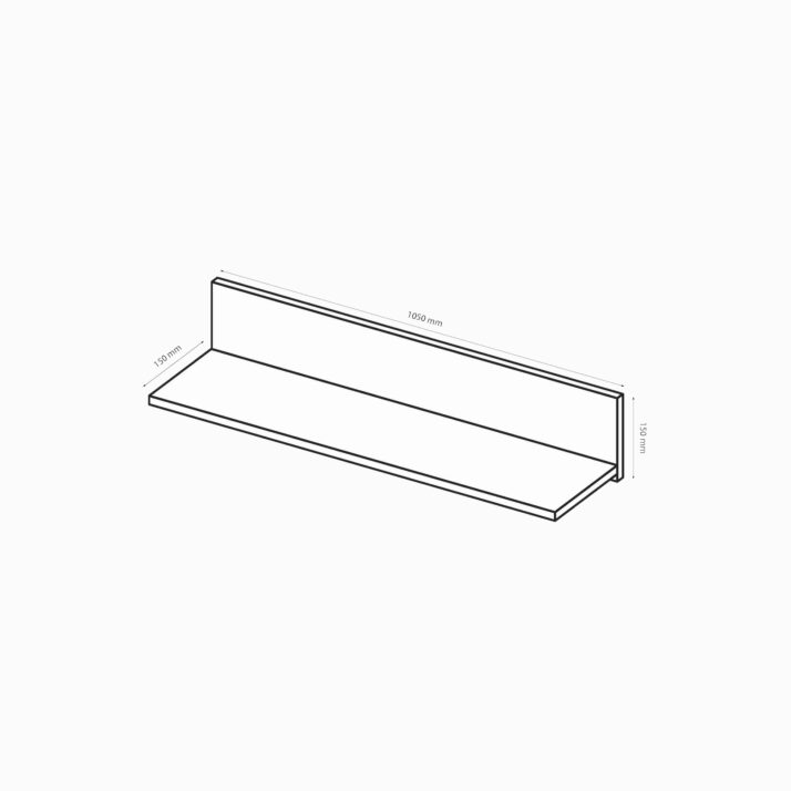 Wall shelf of bedroom set Family