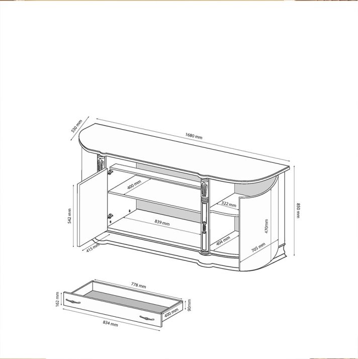 4-door chest of livingroom set Chicago