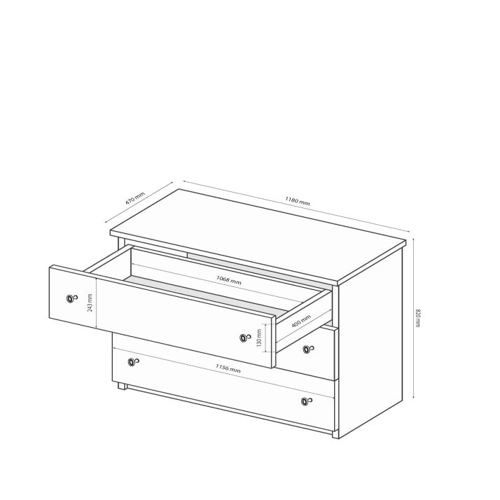 Комод 3шх. Єва