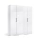 4-door wardrobe without mirrors of bedroom set Family