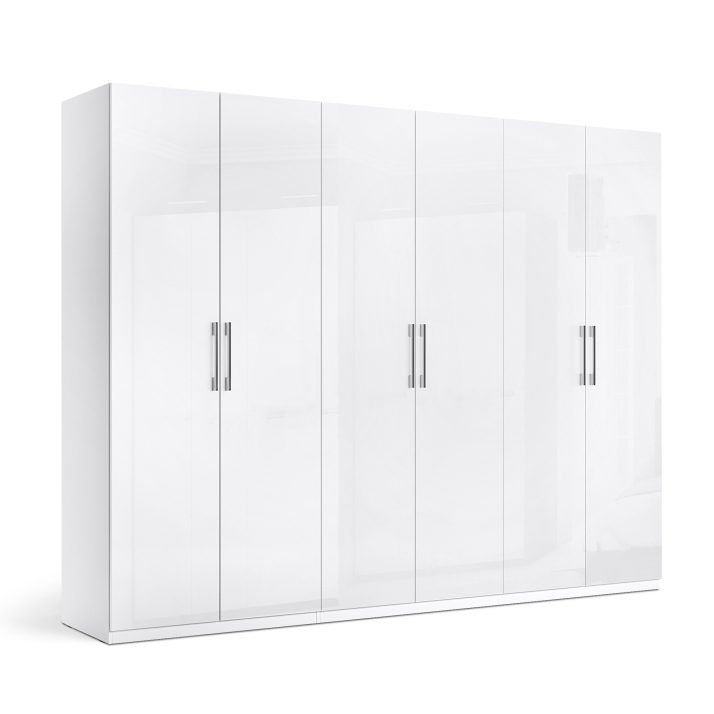 6-door wardrobe without mirrors of bedroom set Family
