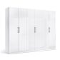 6-door wardrobe without mirrors of bedroom set Family