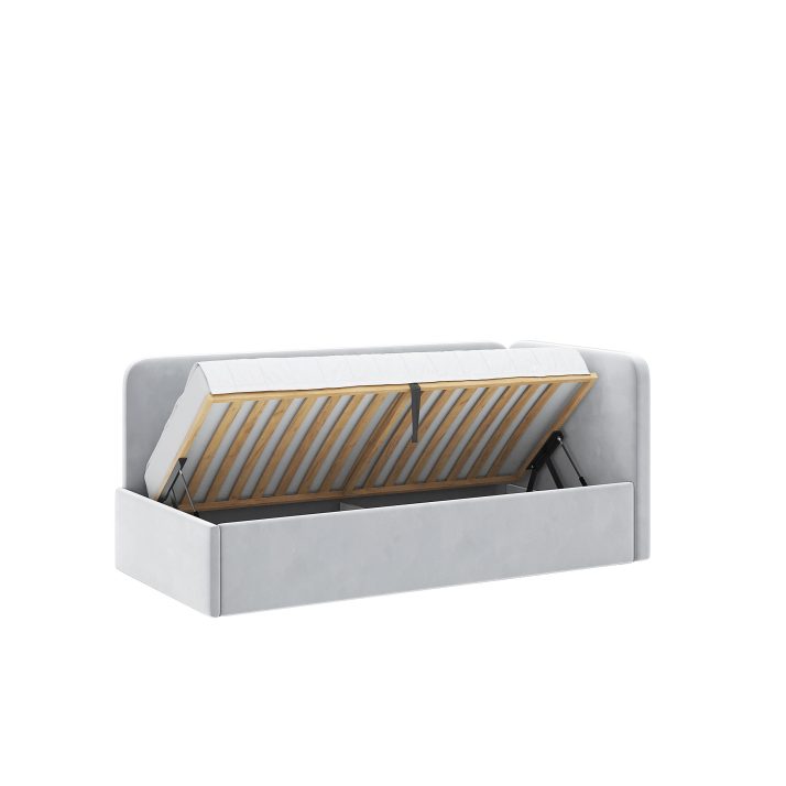 Soft Bed 0,9×2,0 with lift with frame of children’s set Happy