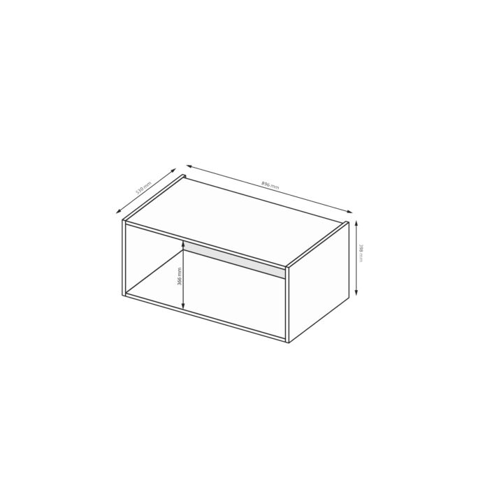 Carcass 2-door entresol of checkroom system Idea