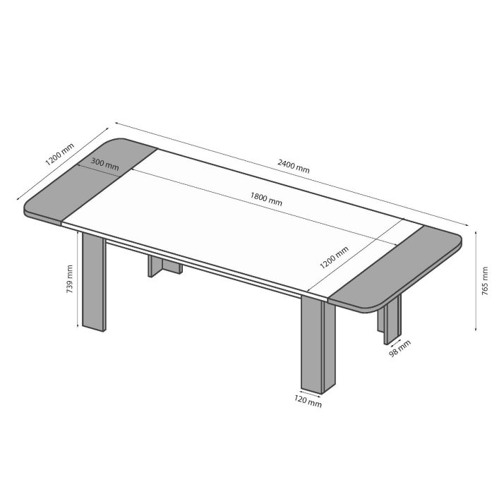 Meeting table of office set Jurian