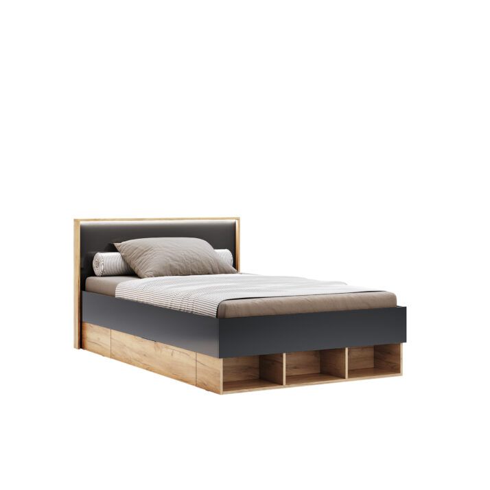 Bed 1,2×2,0 with drawers of children’s set Luna Junior