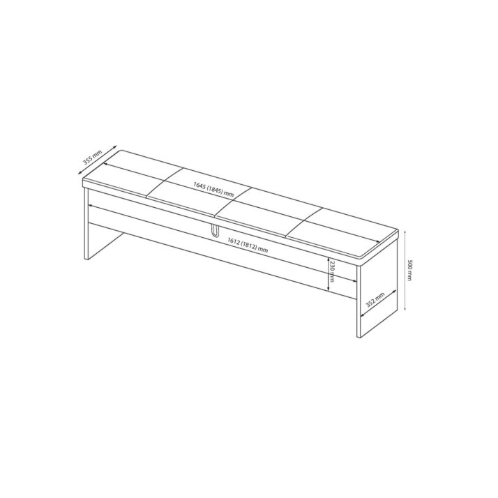 Option Banetka Bed 1,6×2,0 of bedrom set Asti