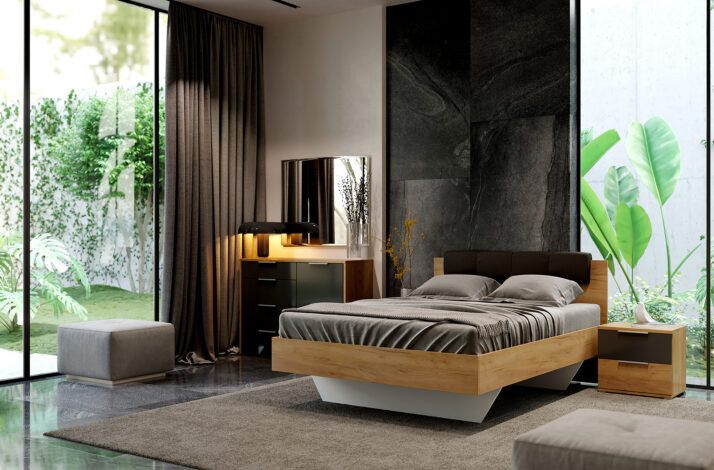 Комод Луна 1дв. 4шх.