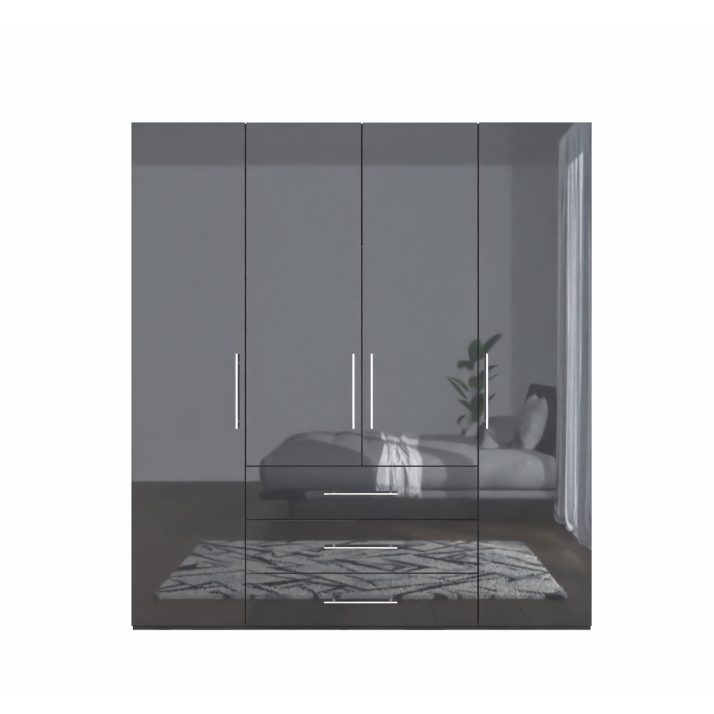 4-doors 3-drawers wardrobe Magnum