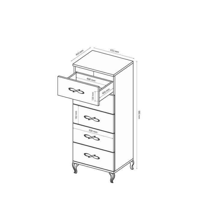 Комод Імперія 5шх.