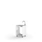 Carcass lower section 60LS/820 Sink 2dr of kitchen set
