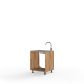 Carcass lower section 80LS/820 Sink 2dr of kitchen set