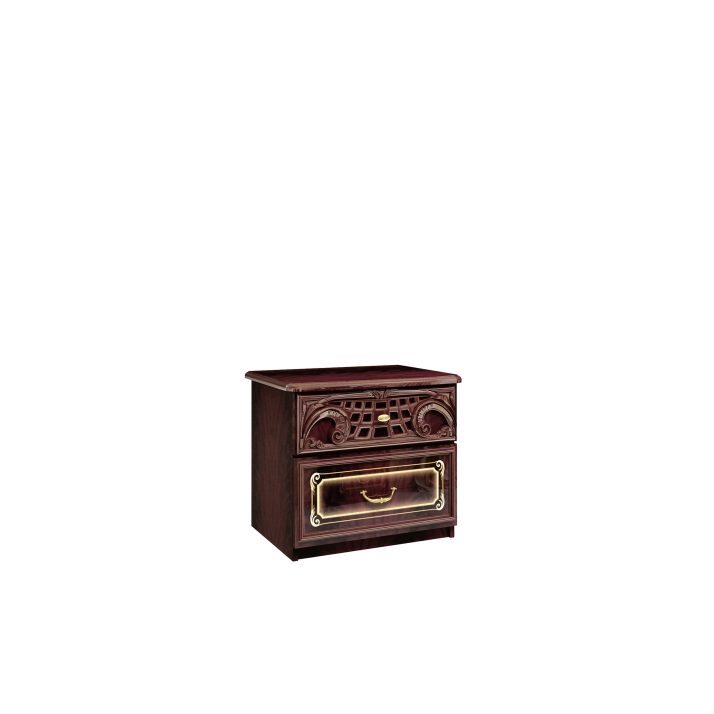 2-drawer nightstand of bedroom set Regina