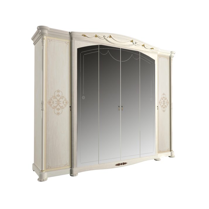 6-door wardrobe of bedroom set Rosella