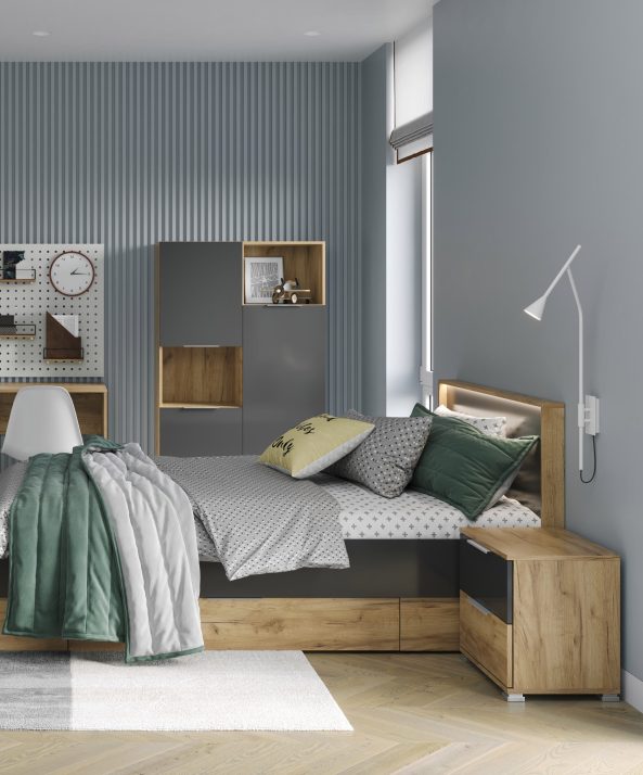 Приліжкова тумба Луна Джуніор 2шх.